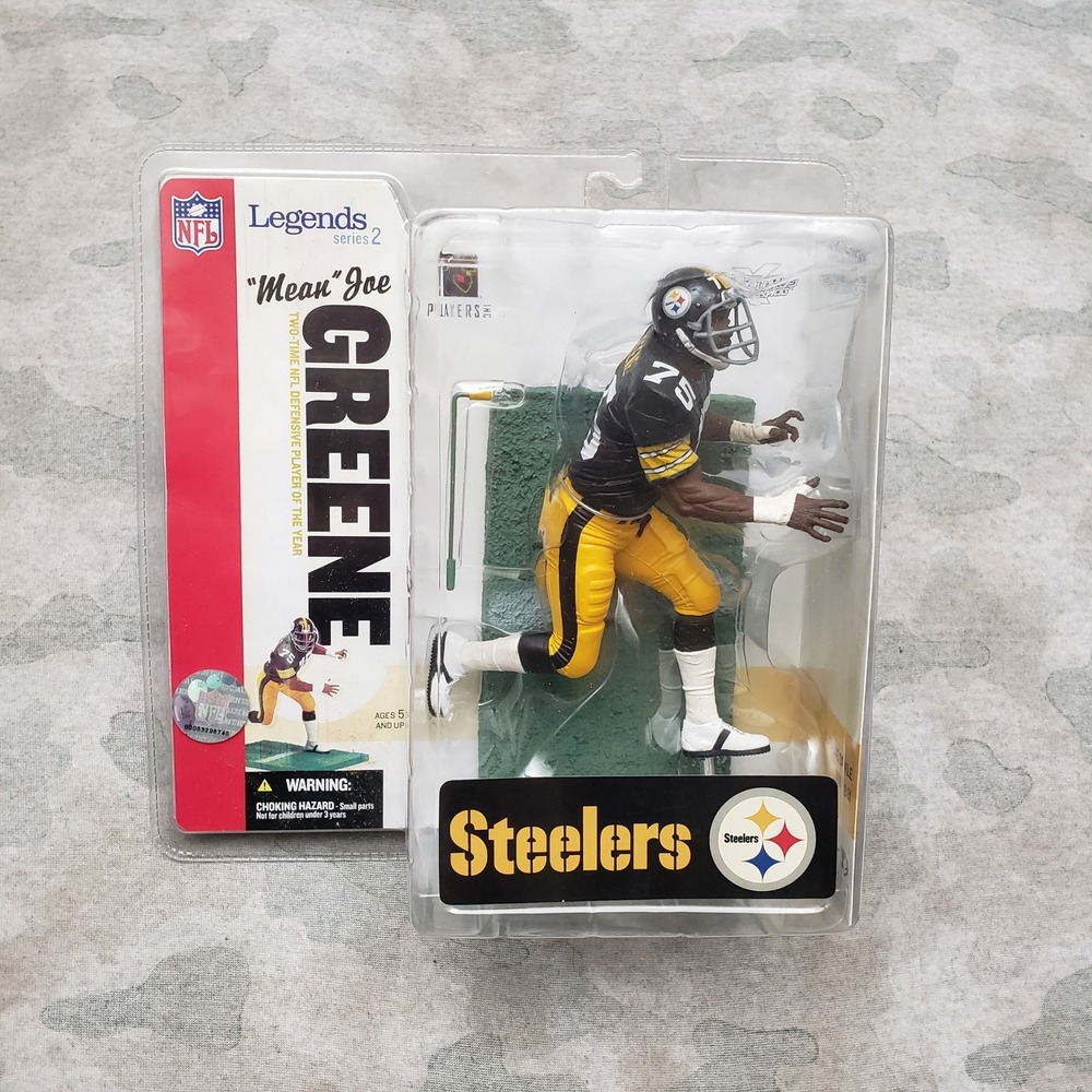Vintage McFarlane NFL Legends Series 2 Joe Greene Steelers Figure NIB Football
